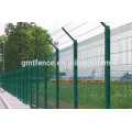 PVC/PE Coated Welded Iron Wire Mesh Fence/ Triangle Bending Fence